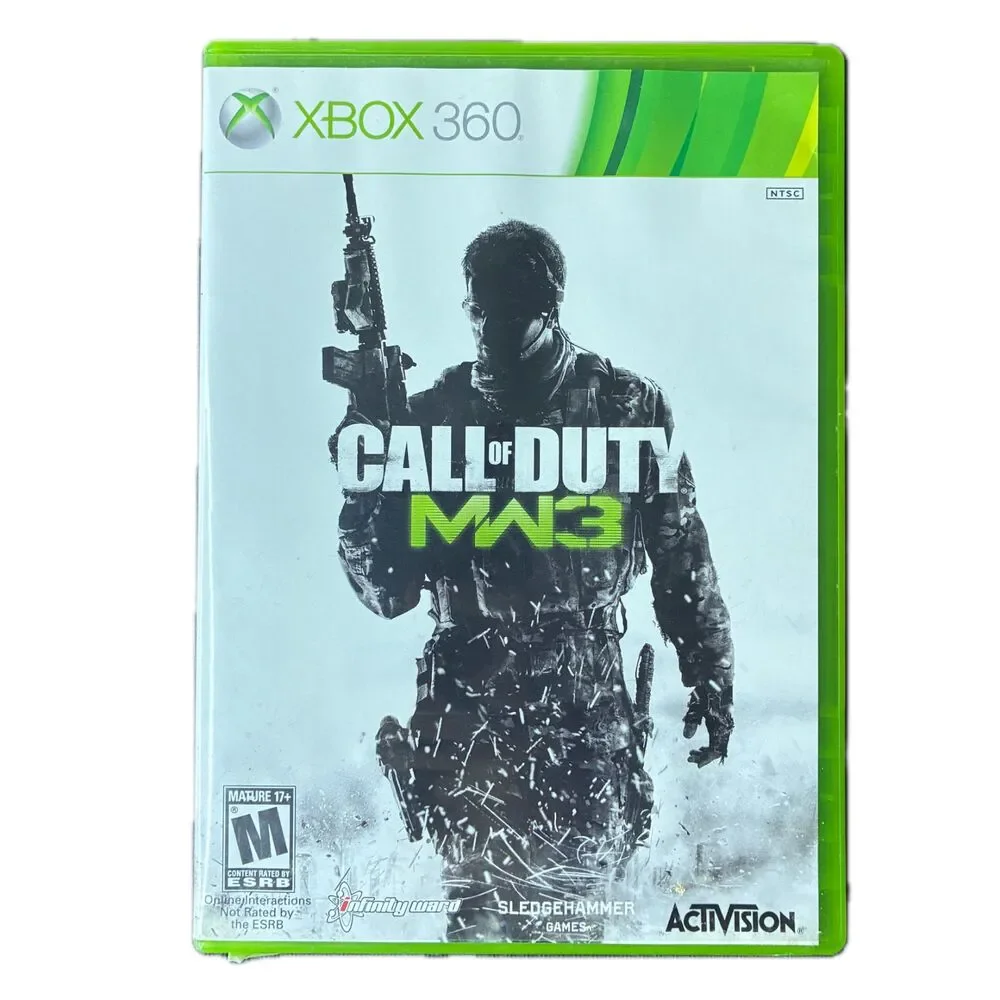Xbox 360 Game Lot of 5 Call of Duty MW 1 MW 2 MW 3 Bad Company 2 Borderlands